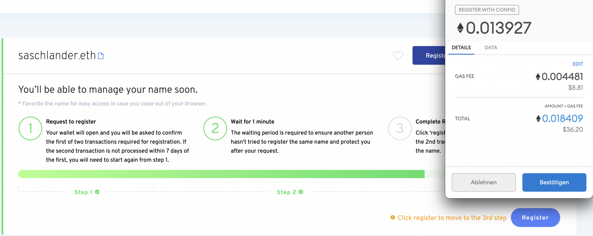 ENS So verwendet ihr die BlockchainDomains als Nutzerkonto im Web 3